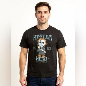 John Carpenter Halloween Michael Myers Graphic Tee Black XL Horror Movie